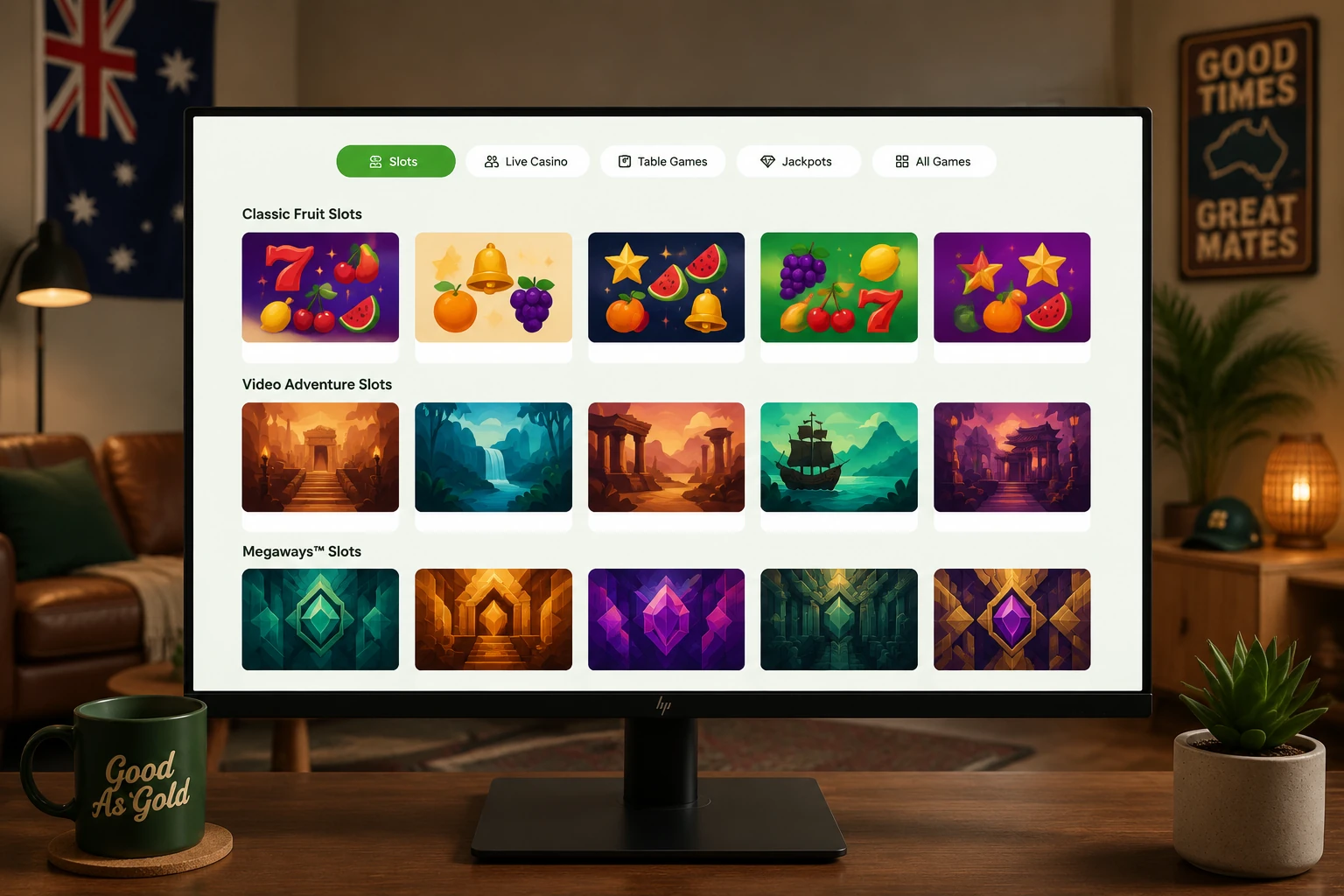 Popular Casino Game Categories at Spinsy